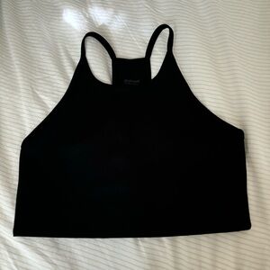 NWOT Girlfriend Collective Black Colette Halter Bra